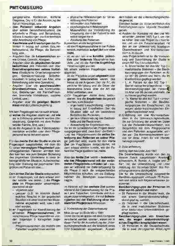 Vorschauseite 3: Das Krankenpflegeprojekt der Weltgesundheitsorganisation in Europa (PMT/OMS/EURO)