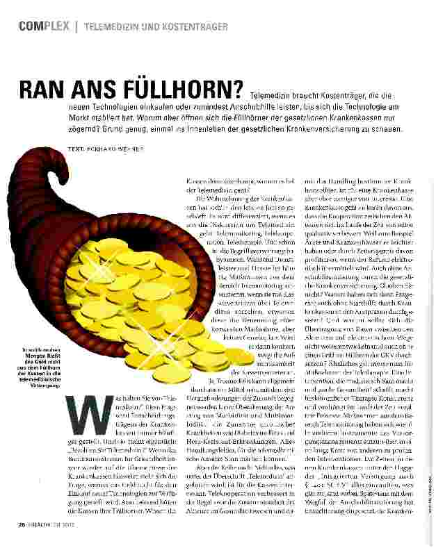 Vorschauseite 1: RAN ANS FÜLLHORN?
