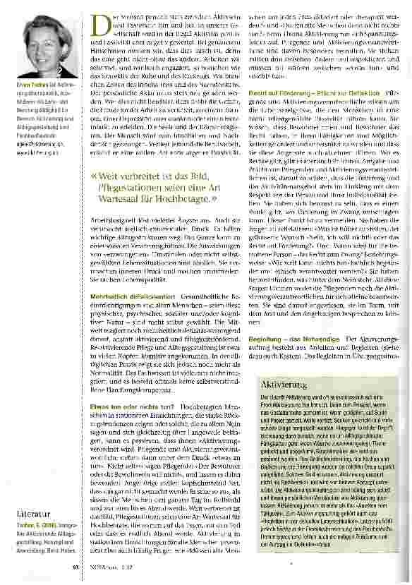 Vorschauseite 2: Aktivierung statt Aktivismus
