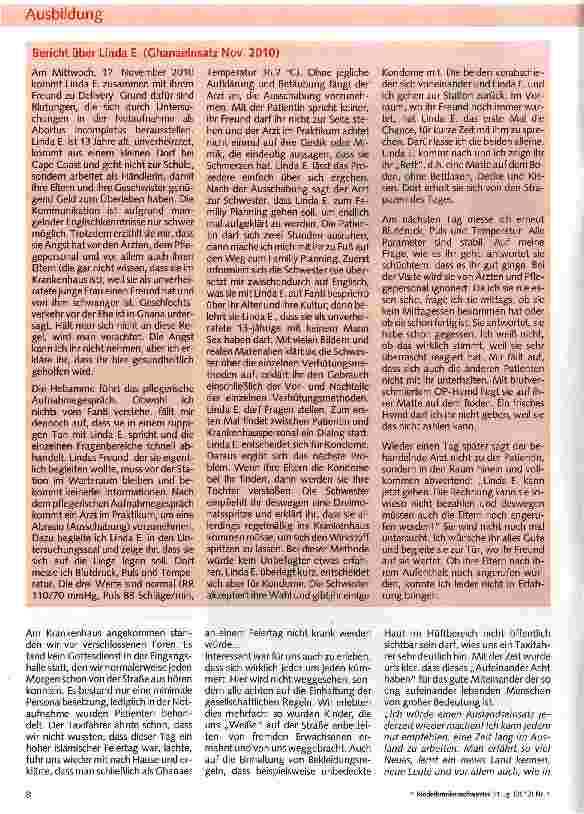 Vorschauseite 3: Interkulturelle Pflegekompetenz in der Praxis erfahren - Lernort Ghana