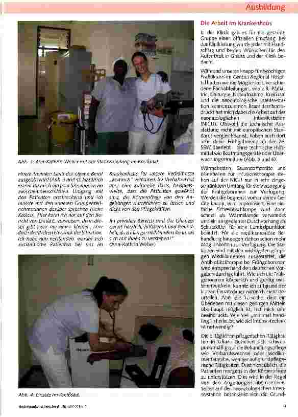 Vorschauseite 4: Interkulturelle Pflegekompetenz in der Praxis erfahren - Lernort Ghana