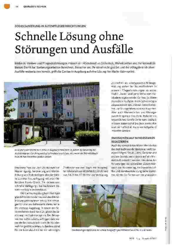 Vorschauseite 1: Schnelle Lösung ohne Störungen und Ausfälle
