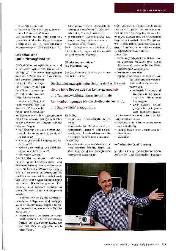 Vorschauseite 5: Lehrergesundheit — ein Beitrag zur Schulqualität