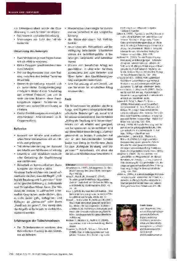 Vorschauseite 6: Lehrergesundheit — ein Beitrag zur Schulqualität