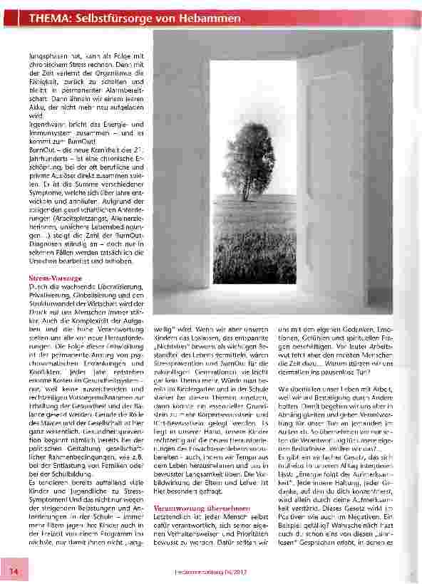 Vorschauseite 2: STRESS... als Motor unseres Lebens