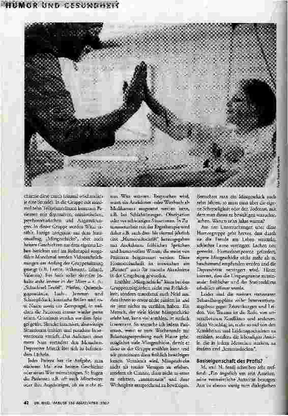 Vorschauseite 3: Lachen ist die beste Medizin Humor: ein Heilmittel bis ins hohe Alter