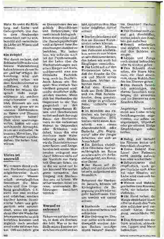 Vorschauseite 2: Praktische Hilfen zur Begleitung Sterbender