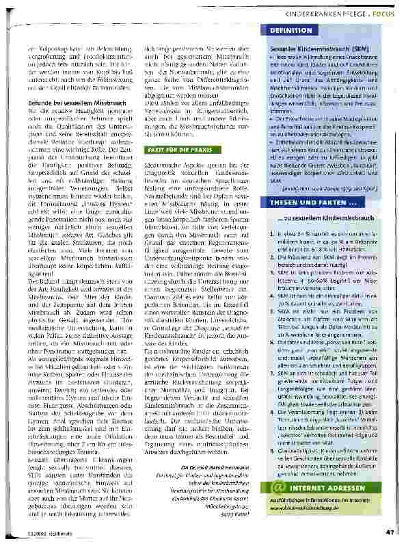 Vorschauseite 2: Medizinische Diagnostik bei sexuellem Missbrauch
