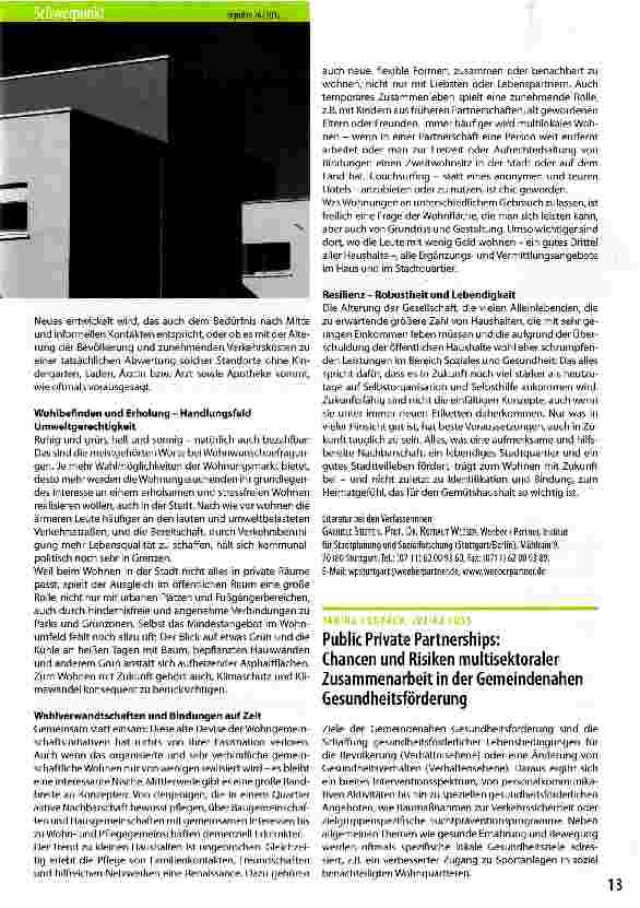 Vorschauseite 2: Wohnen mit Zukunft