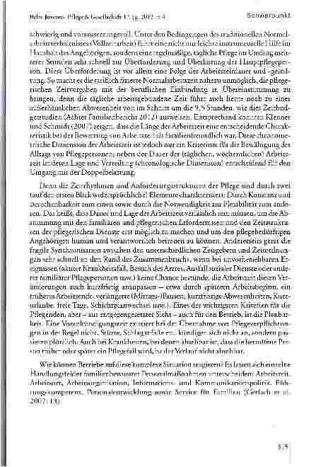 Vorschauseite 4: Berufstätigkeit und familiäre Pflege - Zur Praxis betrieblicher Vereinbarkeitsregelungen