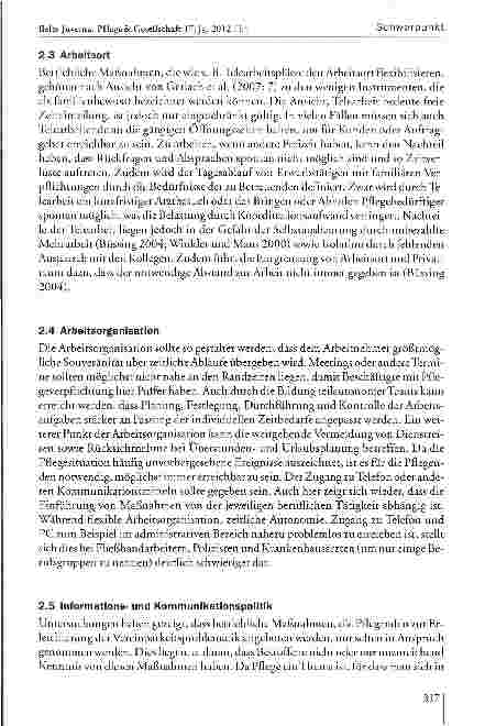 Vorschauseite 6: Berufstätigkeit und familiäre Pflege - Zur Praxis betrieblicher Vereinbarkeitsregelungen