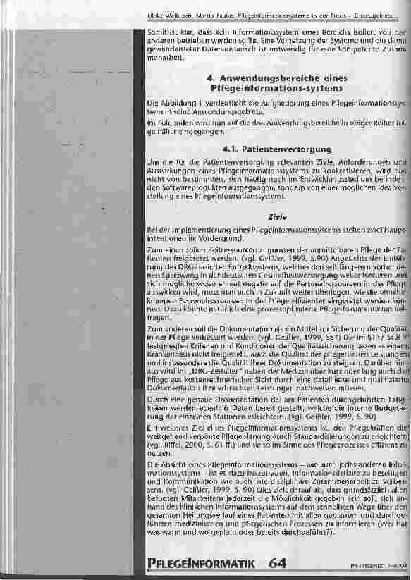 Vorschauseite 4: Pflegeinformationssysteme in der Praxis - Einsatzgebiete, Anwendung, Zufriedenheit