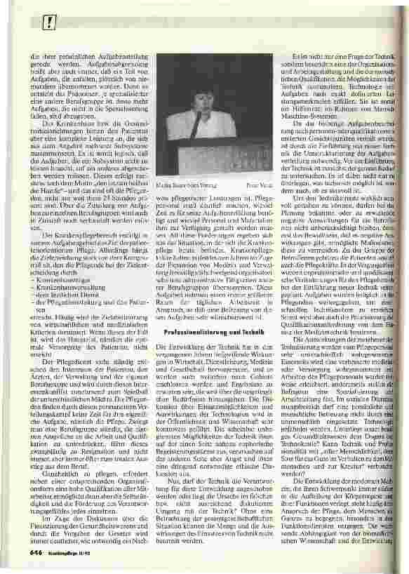 Vorschauseite 3: Funktionsdienste - Professionalität zwischen Humanität und Technik