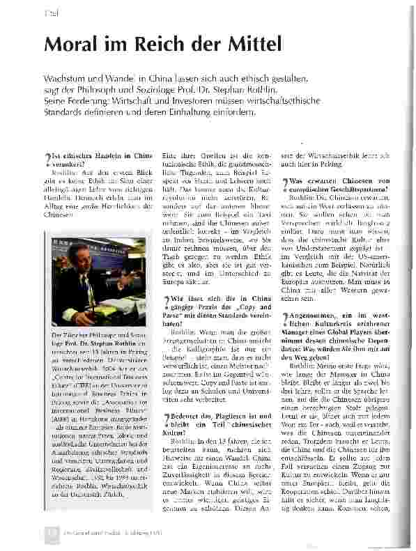 Vorschauseite 1: Moral im Reich der Mittel