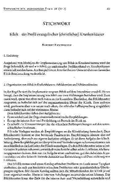 Vorschauseite 1: STICHWORT