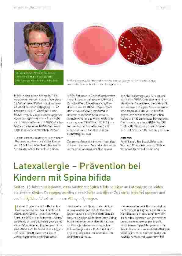 Vorschauseite 2: MRSA-Screening und -Eradikation vor der Krankenhausaufnahme
