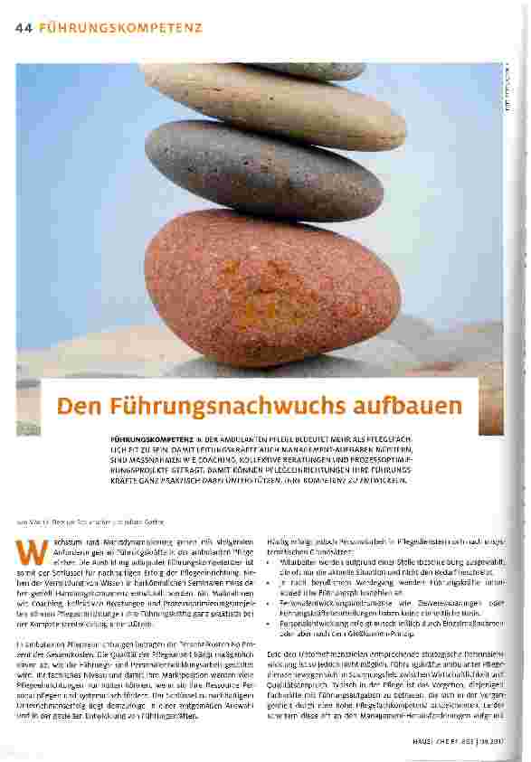 Vorschauseite 1: Den Führungsnachwuchs aufbauen