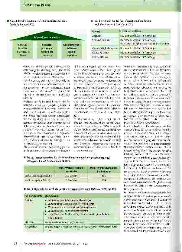 Vorschauseite 3: Wiederherstellung der Gesundheit oder Teilhabe? Ziel und Umsetzung der Logopädie in der stationären Neurorehabilitation