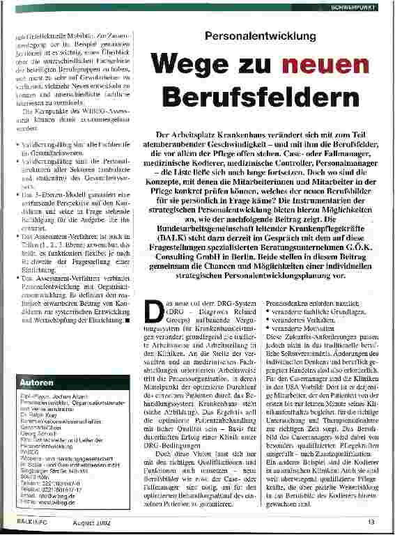 Vorschauseite 4: Assessment-Verfahren Qualifizierte Manager gesucht