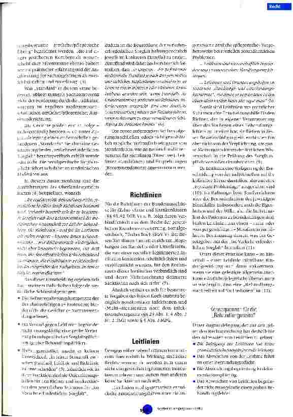 Vorschauseite 2: Richtlinien, Leitlinien, Standards Anmerkungen aus juristischer Sicht