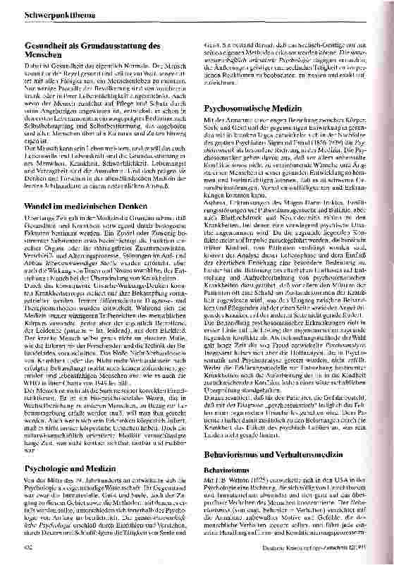 Vorschauseite 3: und wenn sie nicht gestorben sind, so leben sie noch heute Auf dem Weg zu einer Gesundheitspsychologie