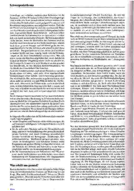 Vorschauseite 5: und wenn sie nicht gestorben sind, so leben sie noch heute Auf dem Weg zu einer Gesundheitspsychologie