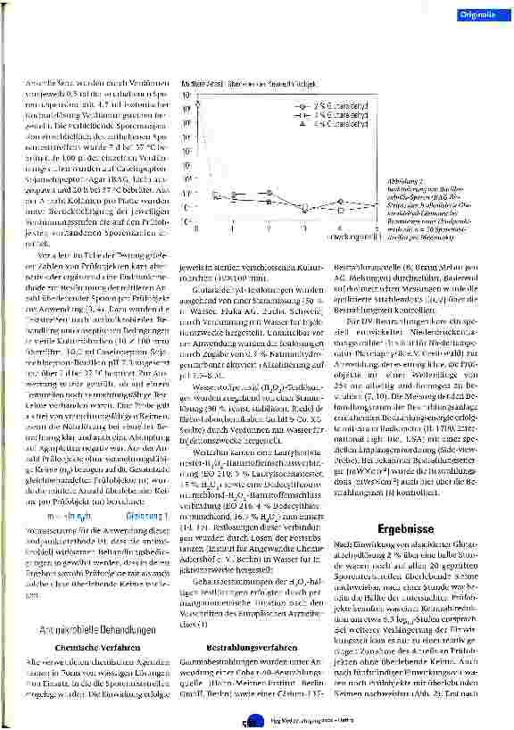 Vorschauseite 3: Die Anwendbarkeit des SAL-Konzeptes zur Beschreibung der Wirksamkeit nichtthermischer antimikrobieller Verfahren