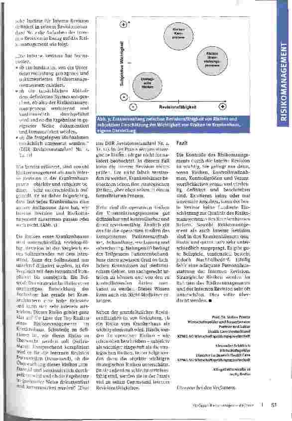 Vorschauseite 3: Risikomanagement und Interne Revision im KrankenhausZusammenhänge und Organisationsformen