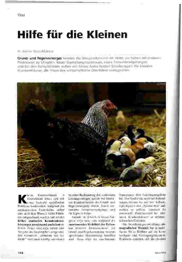 Vorschauseite 1: Hilfe für die Kleinen