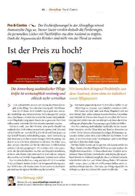 Vorschauseite 1: Ist der Preis zu hoch?