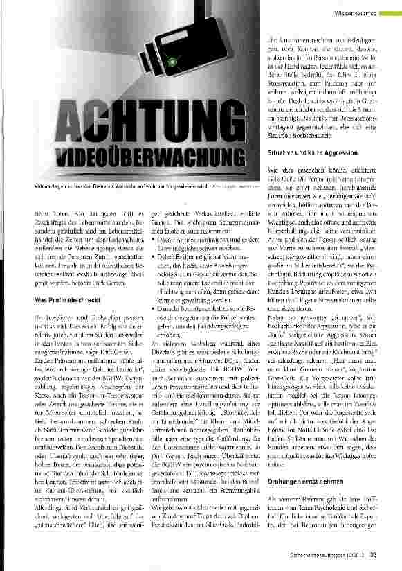 Vorschauseite 2: Diebe lieber laufen lassen