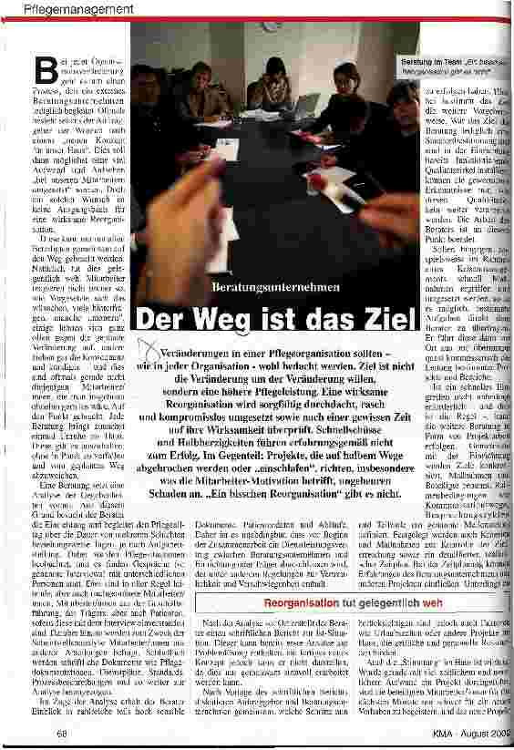 Vorschauseite 1: Der Weg ist das Ziel