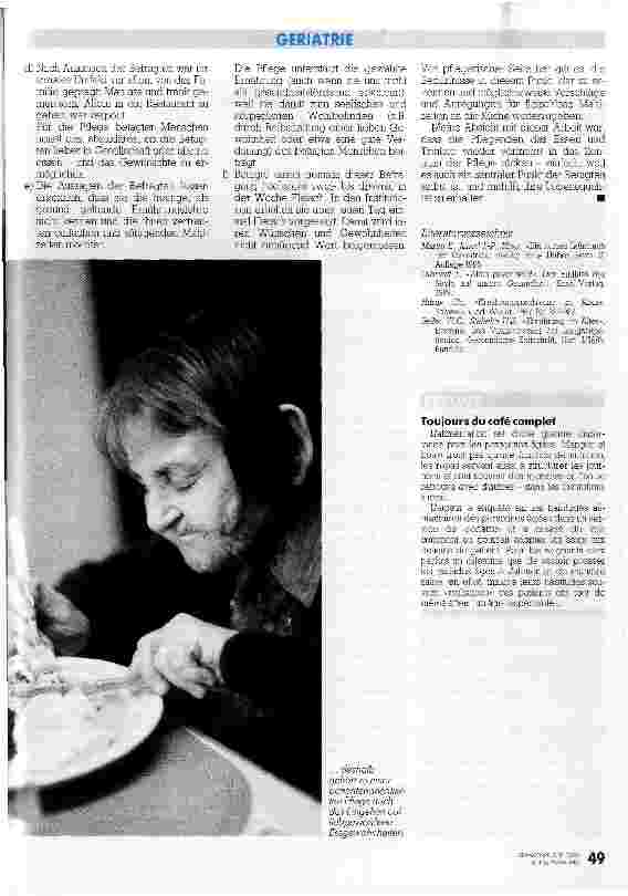 Vorschauseite 6: Immer nur Cafe complet