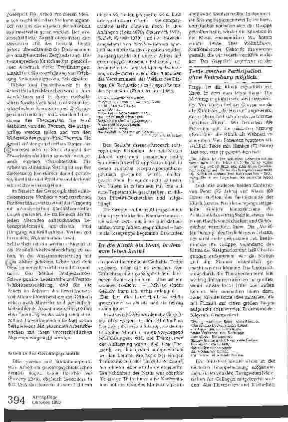 Vorschauseite 2: Poesieund Bibliotherapie mit Alten und Sterbenden (I)