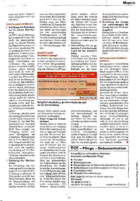 Vorschauseite 2: Entwicklung aufmerksam beobachten