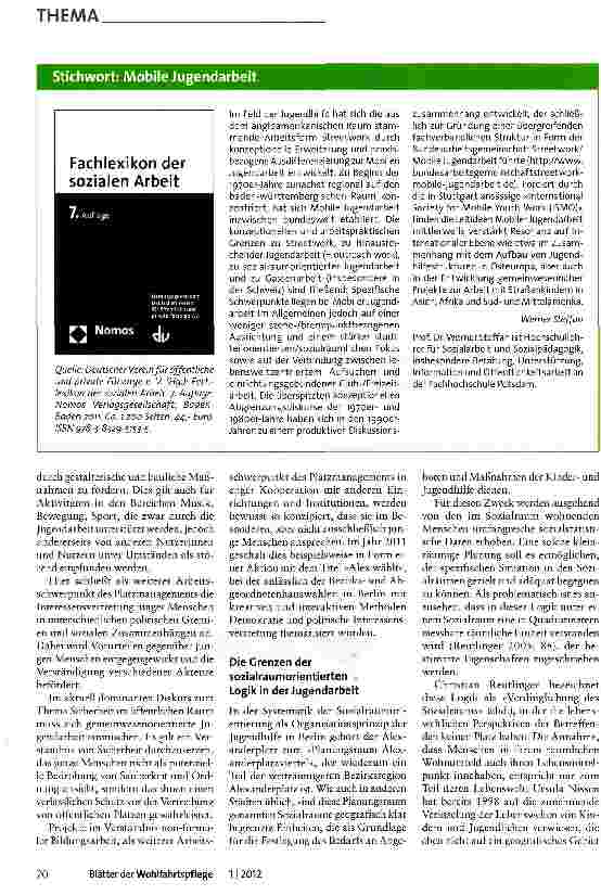 Vorschauseite 3: Die Grenzen des Sozialraums