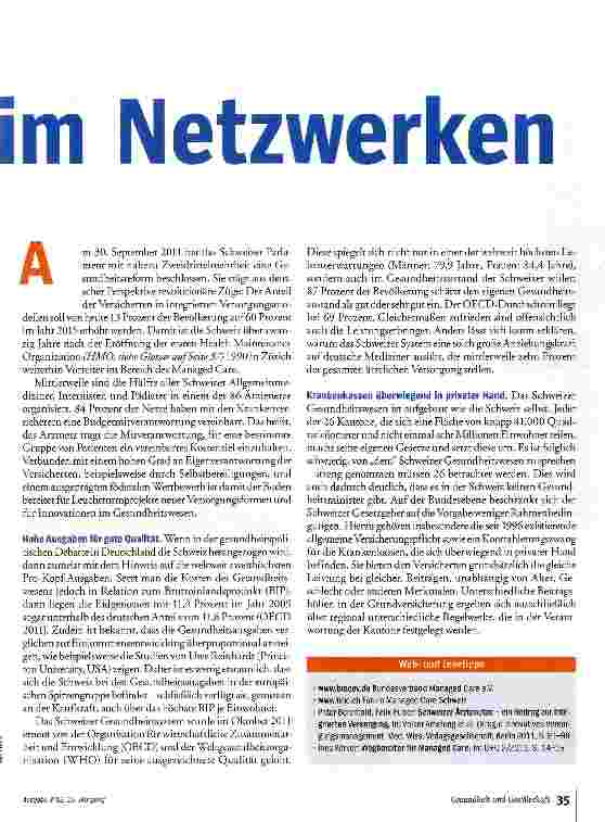 Vorschauseite 2: Pioniere im Netzwerken