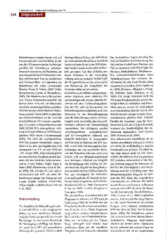 Vorschauseite 2: Das Erleben und die Bewältigung einer primären Koronarintervention: Eine Literaturstudie qualitativer Forschungsarbeiten