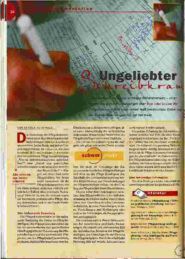 Vorschauseite 1: Ungeliebter Schreibkram