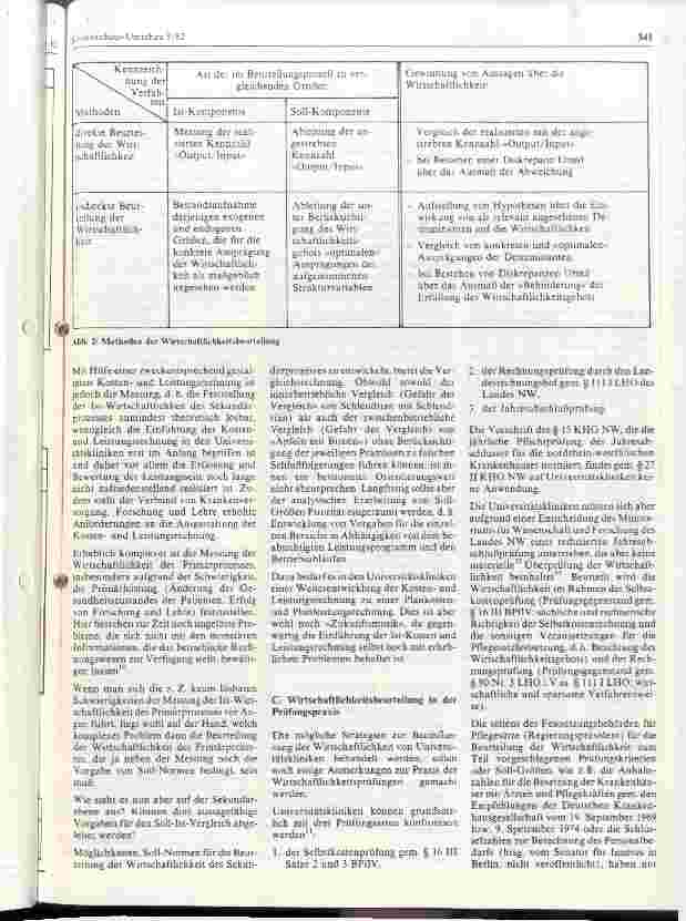 Vorschauseite 3: Beurteilungsund Beeinflussungsmöglichkeiten der Wirtschaftlichkeit von Universitätskliniken