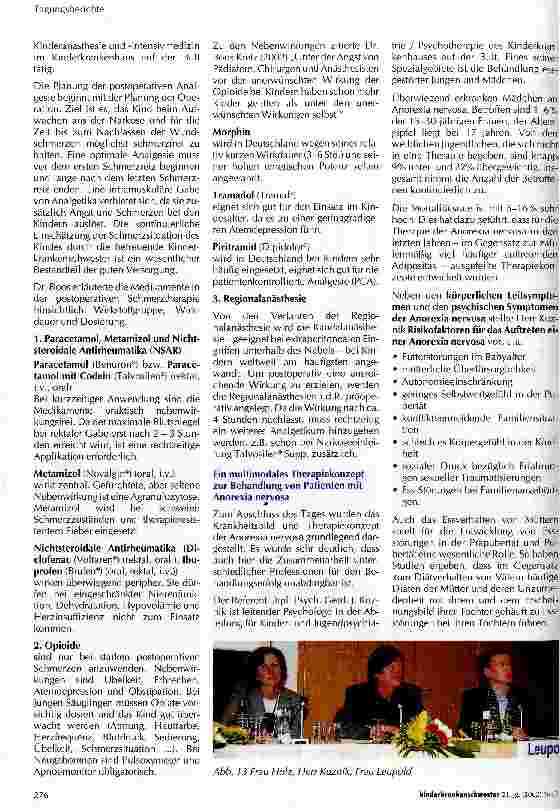 Vorschauseite 6: Kongressbericht zum 10. Kinderkrankenpflegekongress des Kinderkrankenhauses auf der Bult in Zusammenarbeit mit dem Berufsverband Kinderkrankenpflege Deutschland e. V.