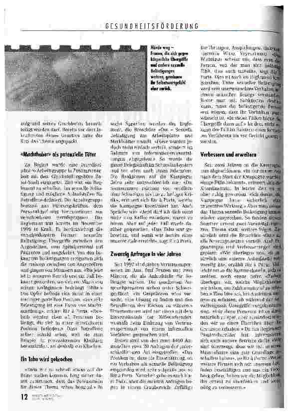 Vorschauseite 2: Information ist Prävention