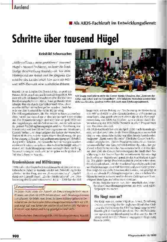 Vorschauseite 1: Schritte über tausend Hügel
