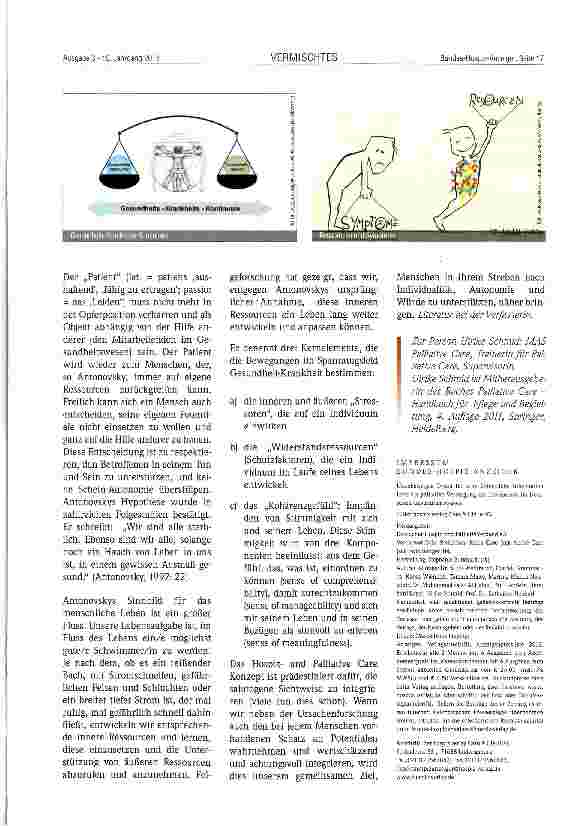 Vorschauseite 2: Das salutogenetische Gesundheitsmodell nach Aaron Antonovsky