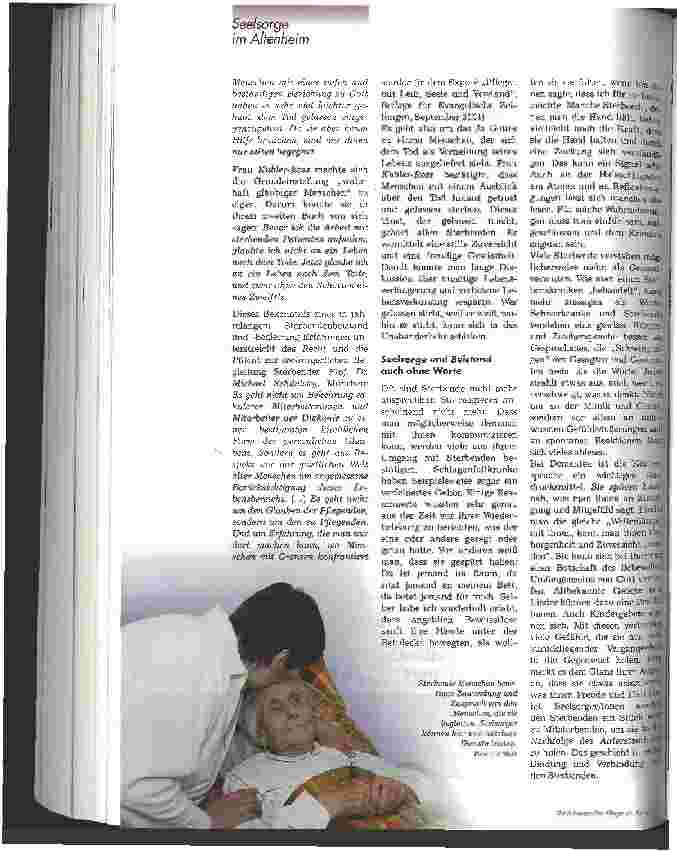 Vorschauseite 4: Sterbendenseelsorge in Einrichtungen der Altenpflege