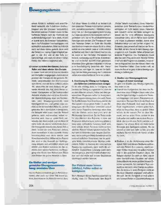Vorschauseite 3: Förderung von Bewegungslernen im therapeutischen Rahmen