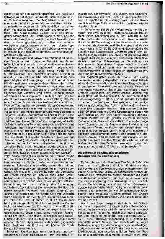 Vorschauseite 6: Zur Psychologie des Krankheitserlebens und der Krankenhauserfahrung