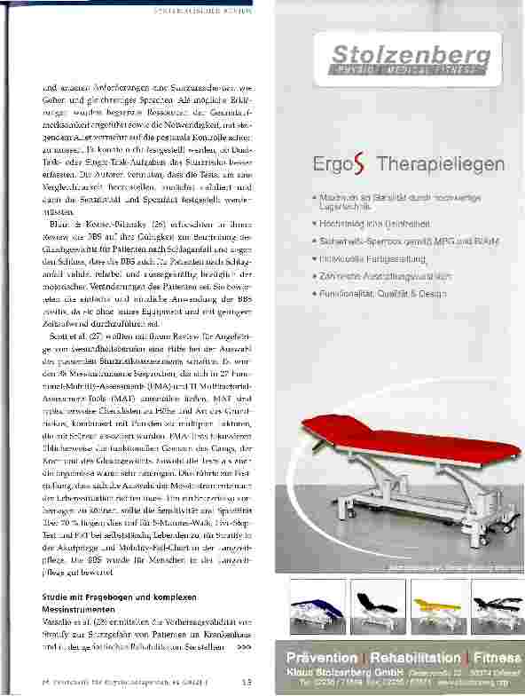 Vorschauseite 6: Assessments in der Sturzprophylaxe