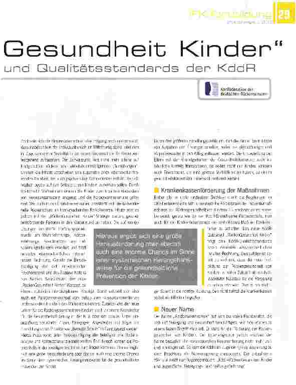 Vorschauseite 2: Rücken Gesundheit Kinder