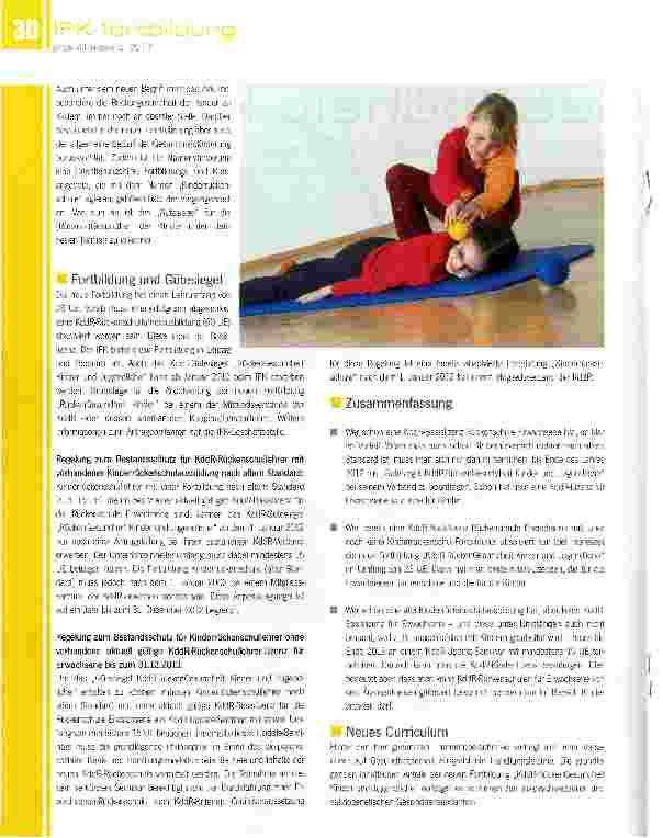 Vorschauseite 3: Rücken Gesundheit Kinder